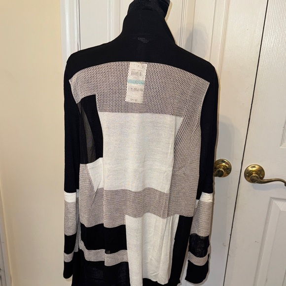 Colorblock Open Front Cardigan - Picture 13 of 16